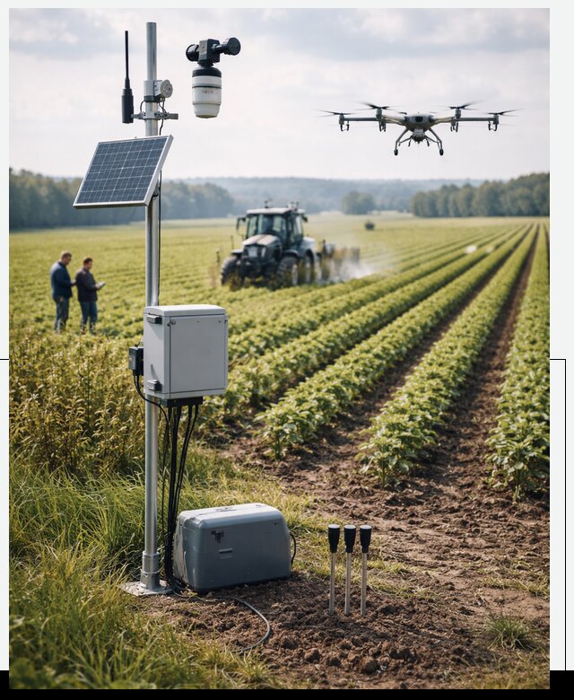 Разработка IoT мониторинга полей в Новоалтайске от 8690 р. | АвикейНвл